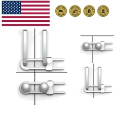Baby Proofing Cabinet Locks Adjustable U Shaped Baby Safety Latches for Dra...