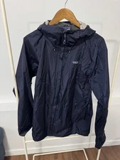 Patagonia Jacket Adult Large Navy Torrentshell H2NO Windbreaker Hood Men