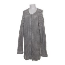 Marc O'Polo, Strickjacke, Damen, Größe: XL, 406 6175 61427, Grau/Weiß #hRG