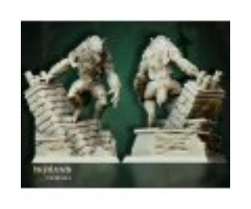 Highland Miniatures Werewolves x3 - 3D Printed - Picture 3 of 3