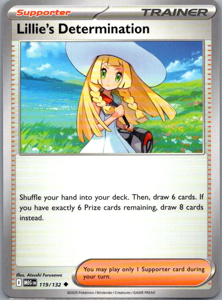 Lillie's Determination 2025 Mega Evolution #119/132 Base Price