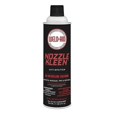 NOZZLE-KLEEN  107A Anti-Spatter, 20 oz Aerosol Can, 11 oz, Colorless to Amber