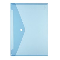 Herlitz Dokumententasche Din A4 Pp Blau/Transparent