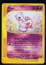Pokemon EXPEDITION - #19/165 Mew - Reverse Holo - ENG - Damaged