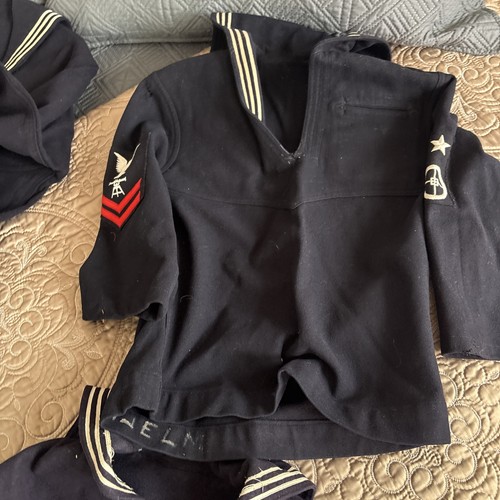 4 Original WW2 U.S. Navy Corpsmen Wool/Nylon Uniform Jumpers Small Size - Picture 5 of 12