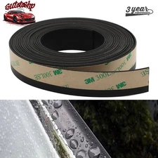 4M Rubber Seal Strip Car Front Rear Side Window Trim Edge Moulding Weatherstrip