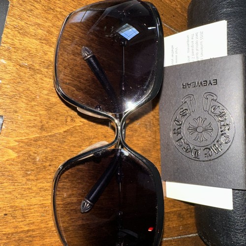 Chrome Hearts Buttflux Black ENML Shiny Silver