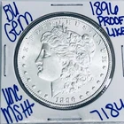 1896 BU UNCIRCULATED MORGAN SILVER DOLLAR AUTHENTIC U.S. MINT FREE SHIPPING 7184
