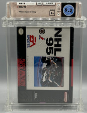 NHL 95 Super Nintendo SNES Sealed New WATA 9.2 B+ Graded EA Sports