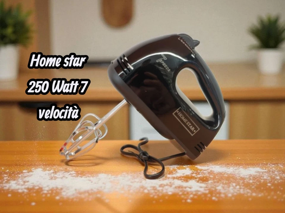HOMESTAR Super Hand Mixer HS-HM250 – Potenza, Versatilità e Design - Immagine 4 di 4