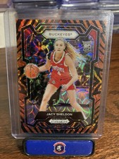 2024 Prizm Draft Picks #45 Jacy Sheldon Choice Tiger Stripe Prizm SSP (RC)