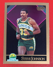 NBA STEVE JOHNSON Seattle Supersonic 1990-91 SkyBox SHORT PRINT Trading CARD 267