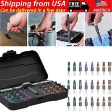 Home Repairs 24 In 1 Multi Bit Magnetic Screwdriver Set Multifunctional Toolbox 