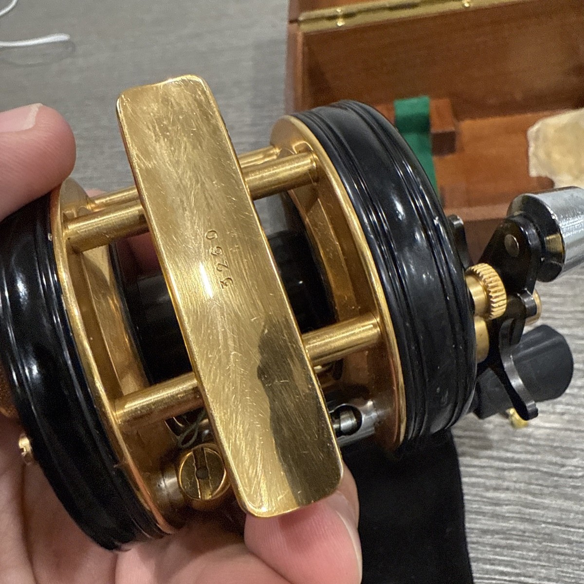 Abu Garcia Ambassadeur 5000 de Luxe Fishing Reel 24kt Gold Plated