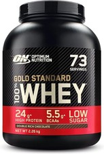 Optimum Nutrition Gold Standard Whey Protein Powder Double Rich Chocolate 2.26kg 24.11 per kilo