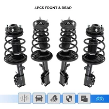4PCS Front Complete Strut w/ Coil Springs Rear Shocks For 2004 Toyota Avalon