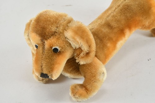 N46L38- Steiff Vintage Stofftiere ua Katze Fisch Dackel - Bild 7 von 12