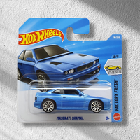 Hot Wheels Maserati Shamal 16/250 Factory Fresh 2/5 Mattel Auto Blau Neu & Ovp