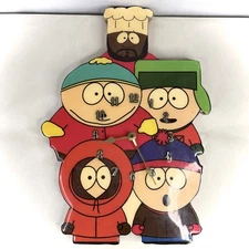 Vintage Rare South Park Comedy Central Wall Clock / Wooden / Read Description