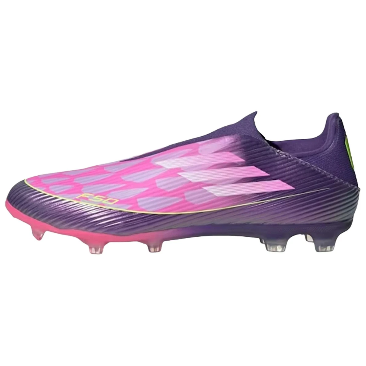 Lamine Yamal x adidas F50 League Laceless FG/MG Purple White Lucid