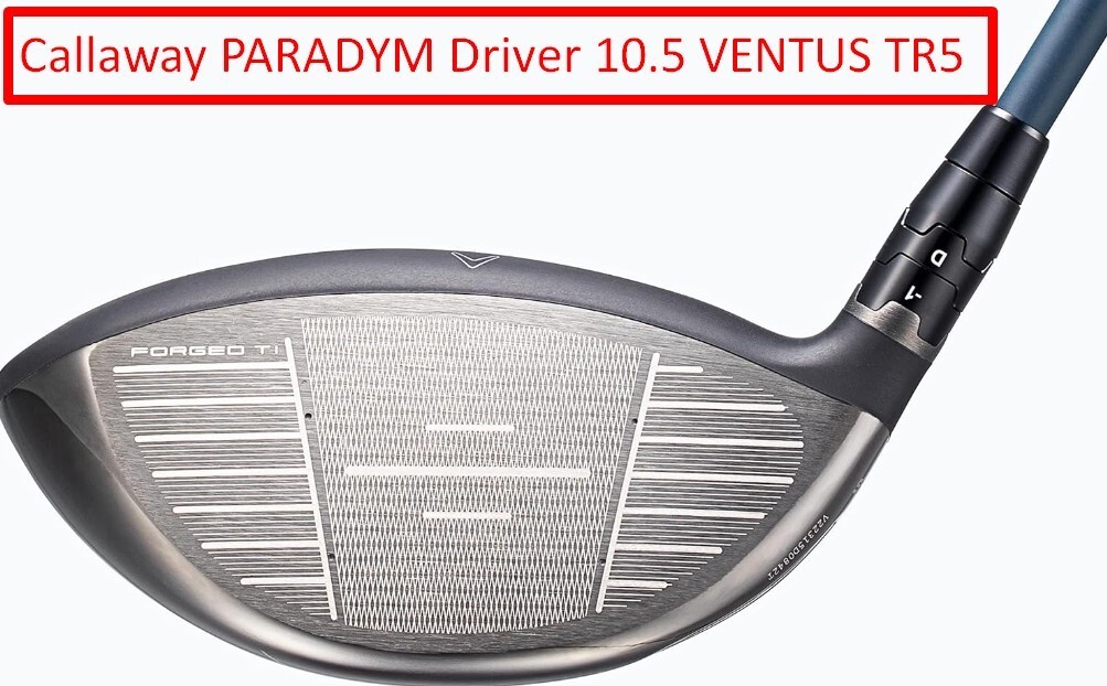 Callaway PARADYM X 10.5° VENTUS TR 5 SR Callaway PARADYM Driver 10.5 RH VENTUS TR5 for Callaway graphite