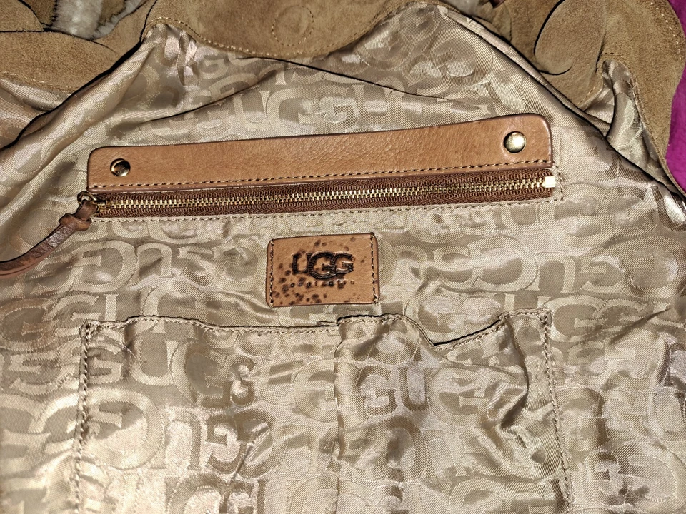 Bolsa de ombro UGG Hobo pele de cordeiro - Imagem 4 de 4