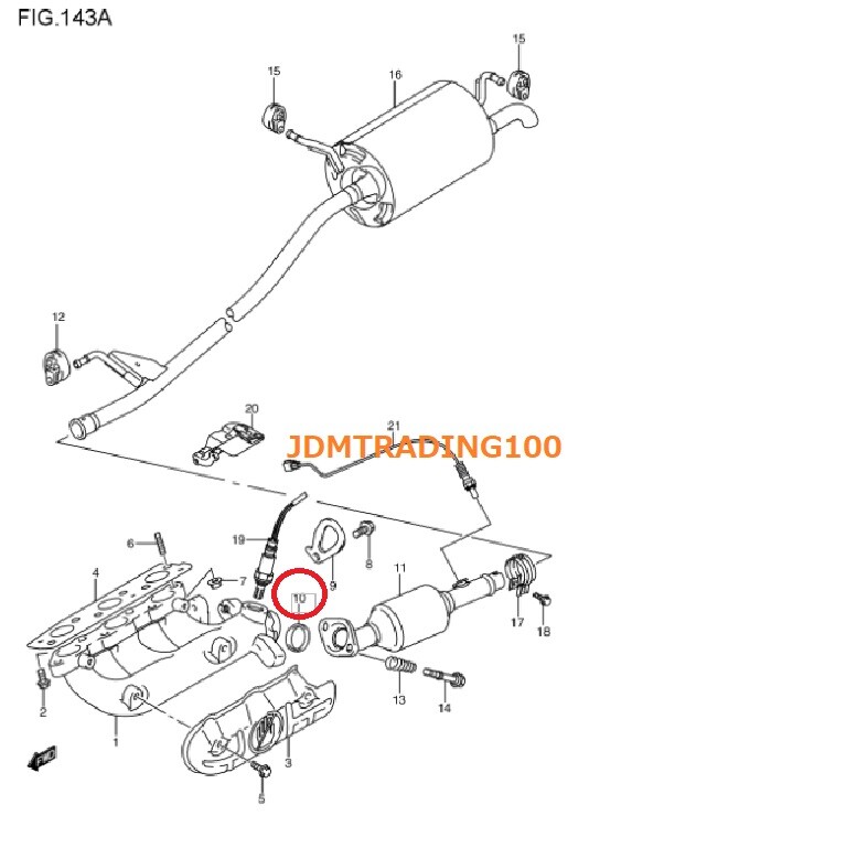 Exhaust Gasket & Header Seal Rings For Suzuki LT80 1990-2006 – Alloy A38 Set