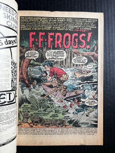 SPOOF Lunatic Side Life Marvel Comics #3 enero 1973 grado de coleccionista - Imagen 6 de 6