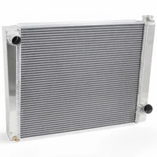 Chevy Aluminum Radiator 24" Performance IMCA Racing 2 Row Single Pass Universal