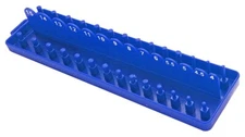 1/4"-Dr. 28-Socket Tray Holder Organizer Rack Rail Storage Metric 4 mm ~ 15 mm