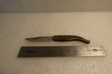 RARE VINTAGE JERO INOX  PORTUGAL FOLDING SINGLE BLADE POCKET KNIFE