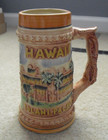 Vintage Japan Glazed Ceramic Hawaii Iolani Palace Beer Stein 7" Tall — photo 1