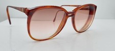 Vintage Cerruti 1881 20 WAR Brown Oval Sunglasses Italy FRAMES ONLY
