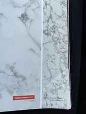 Carrera marble Effect Kitchen worktop Edging Strip 1300x40mm