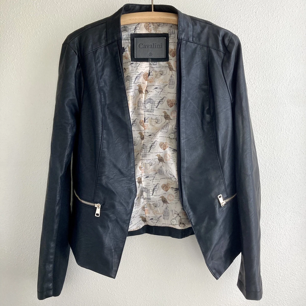 Cavalini leather hotsell jacket
