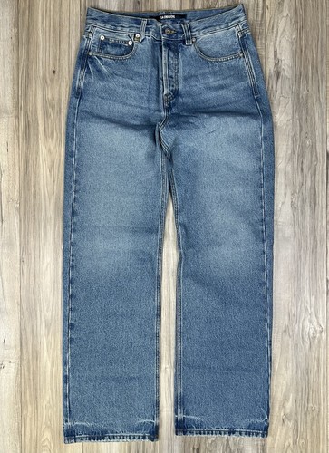 Jacquemus Driot Straight Leg Jeans Denim Blue, Mens Size 30, Brand New