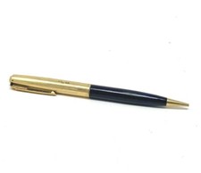 Vintage Waterman Ball Mechanical Pencil Made in USA 1/10 14 KT Gold Filled Black