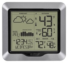 La Crosse 308-1417 Wireless Weather Forecast Station Barometric Pressure 9650862