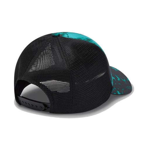 Mercedes AMG Petronas F1 Formula One Team Cap Tie Dye Teal Color Trucker Hat - Picture 3 of 5