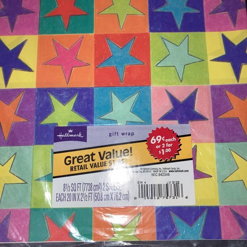 vintage gift wrap lot of three (3) - Picture 3 of 6