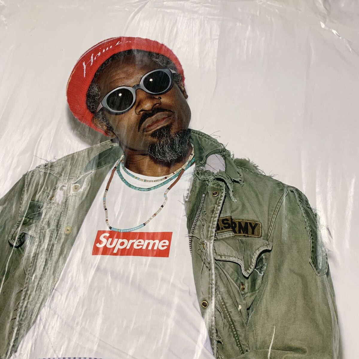 Supreme New York Andre 3000 Outkast Pinstripe Box Logo Poster Fall Winter  2022