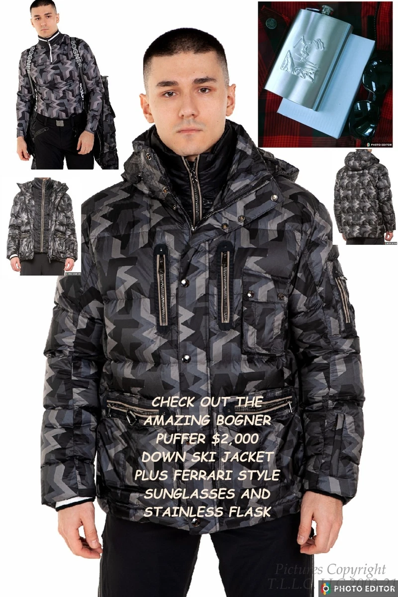 NWT NEW HOT LUXURY MODIFIED CAMO BOGNER ELAYO D DOWN SKI WINTER