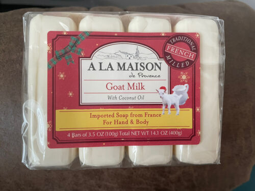 A La Maison -Hand & Body Bar Soap - Oat Milk - Value 4 Pack - Picture 1 of 3