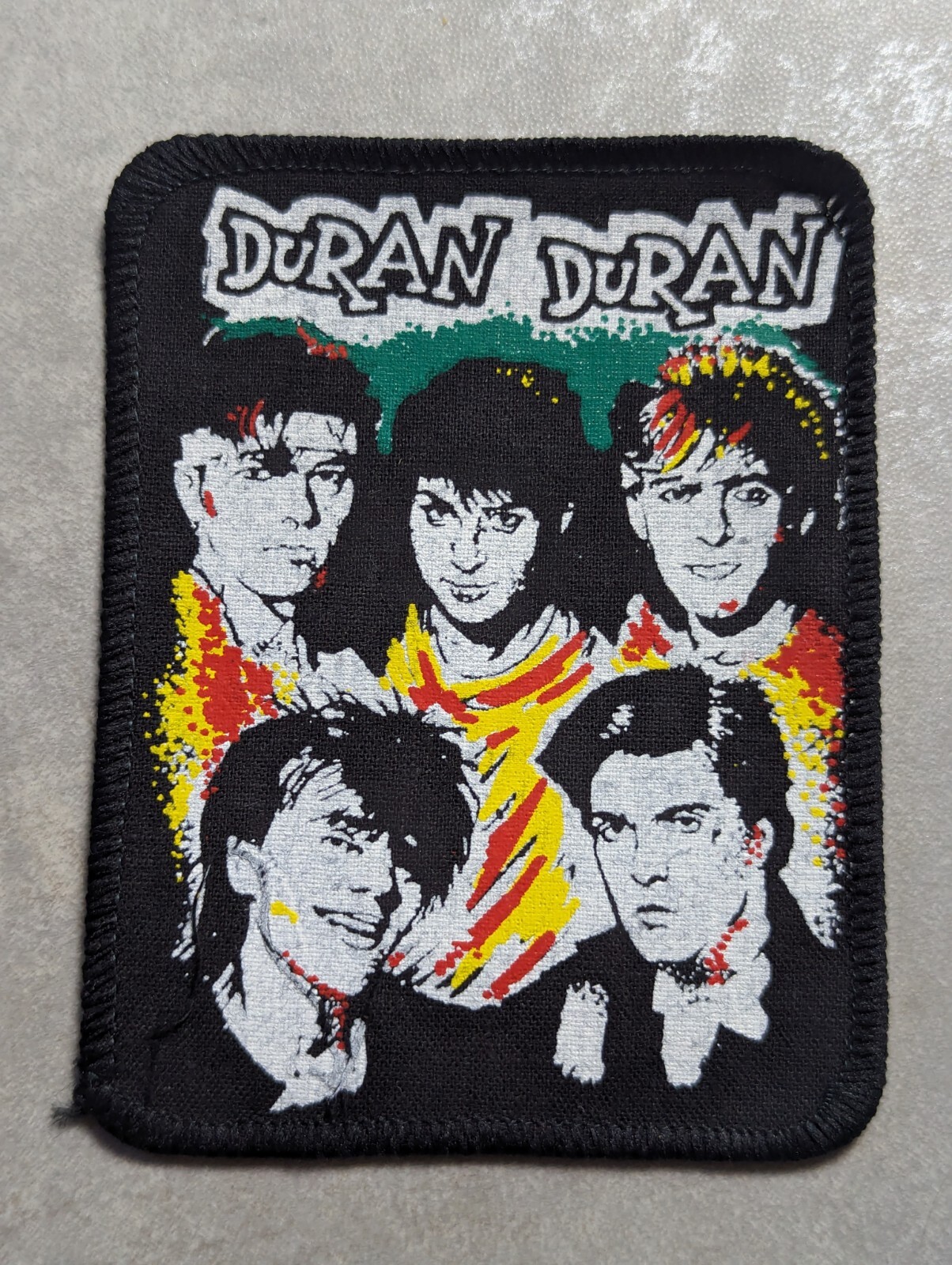 Vintage 80s Duran Duran Iron on / Sew on Patch Purchased Around 1986