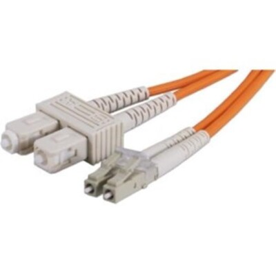 QVS MULTIMODE FIBER OPTIC LC TO SC PATCH CORD NEW IN PACK