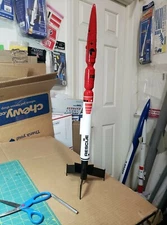 Estes Odyssey #1289 Clone kit laser-cut fins and centering rings