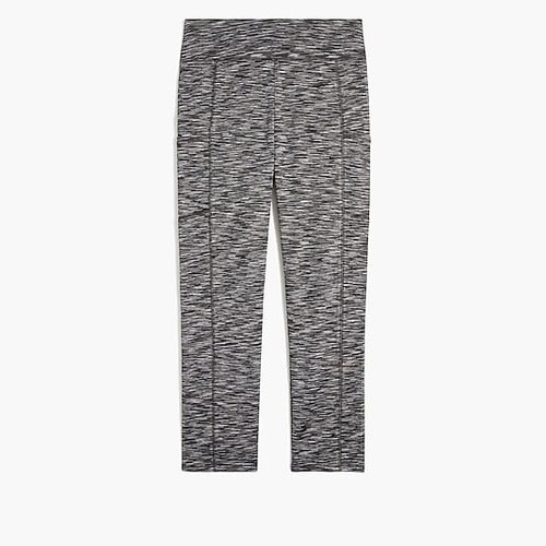 J Crew Leggings Atléticos Mujer XL Recortados Atletismo Bolsillo Lateral Negro - Imagen 4 de 4