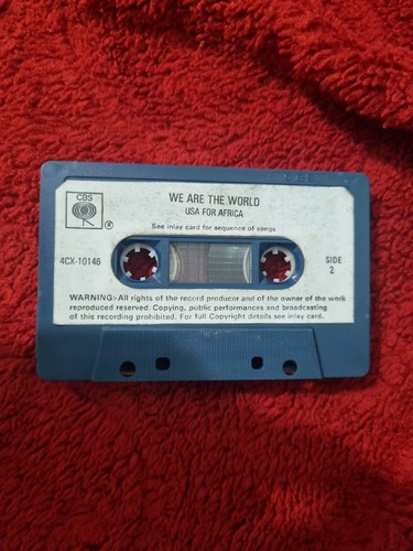 USA for Africa We Are The World Cassette INDIA IMPORT Michael Jackson tape - Picture 3 of 7