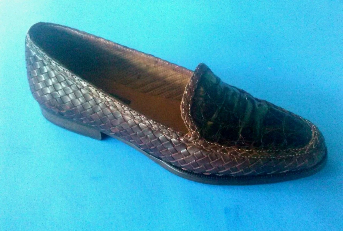 Sesto meucci store woven loafers