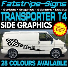 to fit VW TRANSPORTER T4 GRAPHICS STICKERS STRIPES DECALS DAY VAN CAMPER SWB LWB